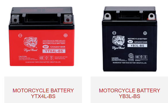 bateria de motocicleta yb3l-bs e ytx4l-bs
